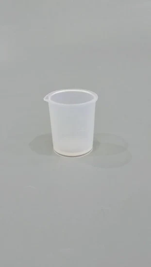 Laboratory Easy to Clean Translucent 30ml FEP Beaker with Scale