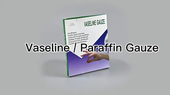 Sterile Unit Vaseline Paraffin Vaseline Gauze Compress Swab