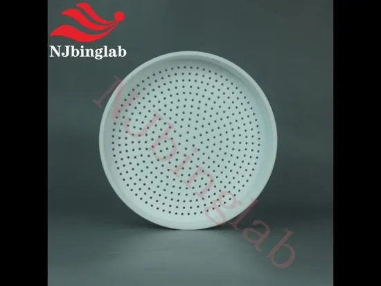 PTFE Integrated Molding Sieve Low Metal Blank Value Particle Size Classification Labwares